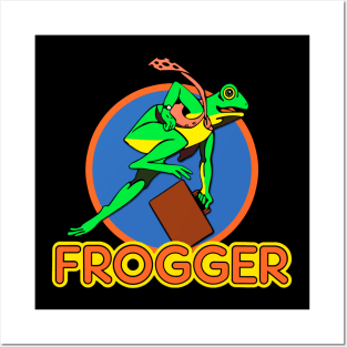 Mod.5 Arcade Frogger Video Game Posters and Art